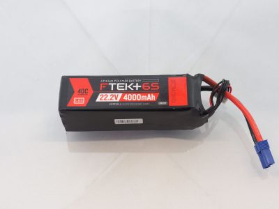 DYMOND F-TEK+ 6S 4000mAh (22,2V) 40C LiPo Pack with LED Indicator (EC5) - HORIZON HOBBY - R�f�rence: HSF03199105