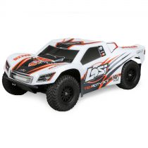 TENACITY SCT RTR, AVC: 1/10 4WD Blanc/Orange - HORIZON HOBBY - Référence: LOS03010T2