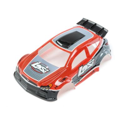 1/24 Micro Rally X - Carrosserie peinte rouge - HORIZON HOBBY - R�f�rence: LOS200001