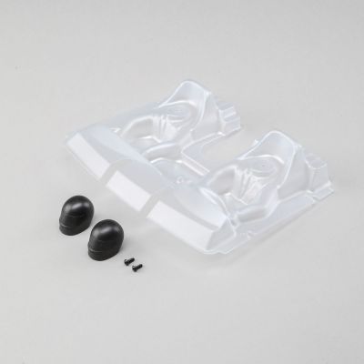 Baja Rey - D�coration int�rieure avec casques, transparente - HORIZON HOBBY - R�f�rence: LOS230020