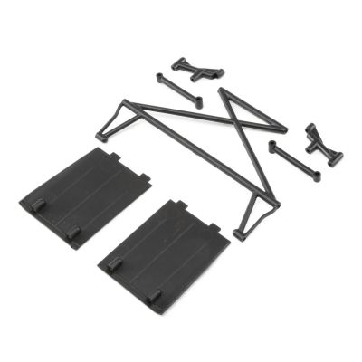 Rock Rey - Support arri�re, Barre X et bavettes - HORIZON HOBBY - R�f�rence: LOS230029