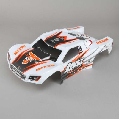 TENACITY SCT - Carrosserie peinte blanche/orange - HORIZON HOBBY - R�f�rence: LOS230035