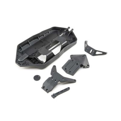 Chassis & Skid Plates: TENACITY Monster Truck - HORIZON HOBBY - R�f�rence: LOS231035