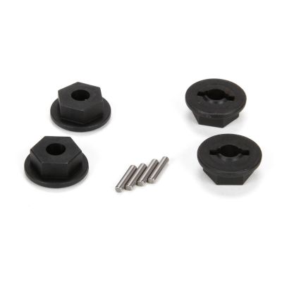 TEN MT - Hexagones de roues avec goupilles (4) - HORIZON HOBBY - R�f�rence: LOS232015