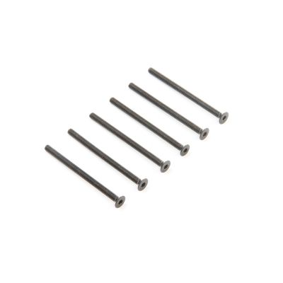 M3 x 45mm Flat Head Screws (6) - HORIZON HOBBY - R�f�rence: LOS235028