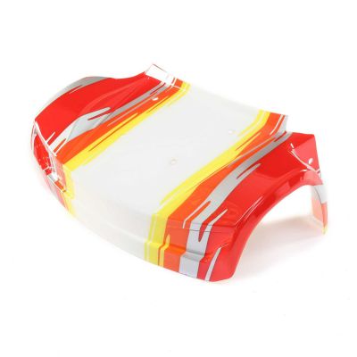 Front Hood, Red: Super Baja Rey - HORIZON HOBBY - R�f�rence: LOS250028
