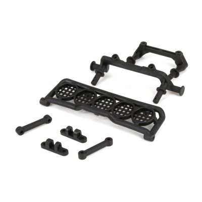1/5 - Rampe de phares et support de carrosserie AV/ARR - HORIZON HOBBY - R�f�rence: LOS251008