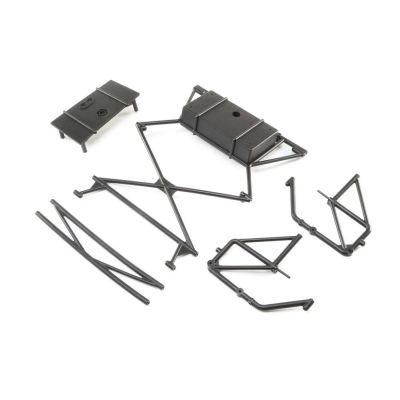Rear Body Mount Bar L&R, X-Bar: Super Baja Rey - HORIZON HOBBY - R�f�rence: LOS251055