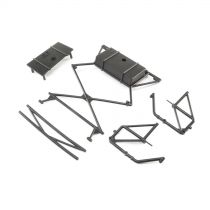 Rear Body Mount Bar L&R, X-Bar: Super Baja Rey - HORIZON HOBBY - Référence: LOS251055