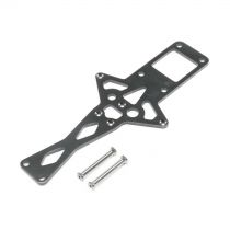 Center Chassis Brace & Stand Offs: Super Baja Rey - HORIZON HOBBY - Référence: LOS251062