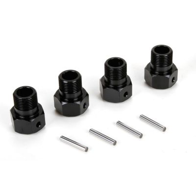 Wheel Hex Black & Pin (4): MTXL - HORIZON HOBBY - R�f�rence: LOS252050