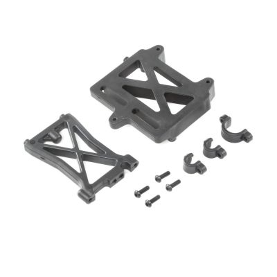 DBXL-E - Support contr�leur, entretoises et pinces de fixation - HORIZON HOBBY - R�f�rence: LOS252060