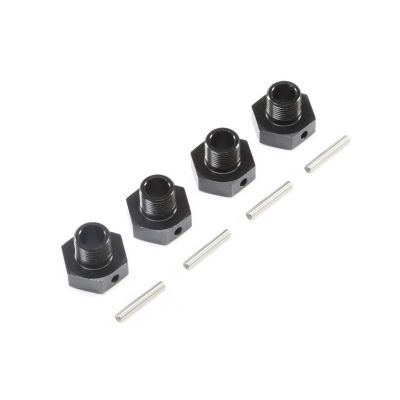 20mm Wheel Hexes and Pins, BLK (4): Super Baja Rey - HORIZON HOBBY - R�f�rence: LOS252077