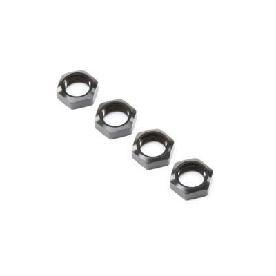 Wheel Nut, Black (4): Super Baja Rey - HORIZON HOBBY - R�f�rence: LOS252078