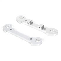 Rear Hinge Pin Braces, Aluminum, Silver(2): MTXL - HORIZON HOBBY - Référence: LOS254029