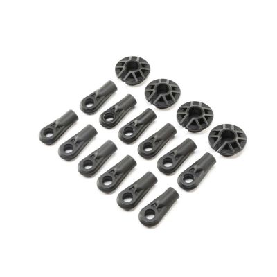 Shock and Rod Ends,Spring Cups(12): Super Baja Rey - HORIZON HOBBY - R�f�rence: LOS254034