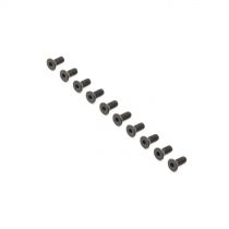 Flat Head Screws, Stl, BO, M4 x 10mm (10) - HORIZON HOBBY - Référence: LOS255016