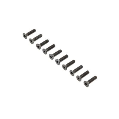 Flat Head Screws, Stl, BO, M4 x 16mm (10) - HORIZON HOBBY - R�f�rence: LOS255017