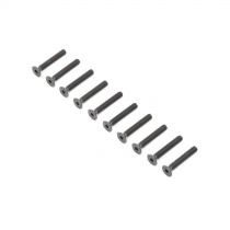 Flat Head Screws, Stl, BO, M4 x 25mm (10) - HORIZON HOBBY - Référence: LOS255018