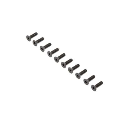 Flat Head Screws, Stl, BO, M4 x 14mm (10) - HORIZON HOBBY - R�f�rence: LOS255019