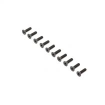 Flat Head Screws, Stl, BO, M4 x 14mm (10) - HORIZON HOBBY - Référence: LOS255019