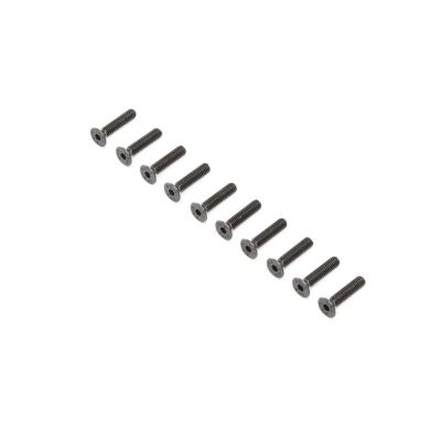 Flat Head Screws, Stl, BO, M4 x 18mm (10) - HORIZON HOBBY - R�f�rence: LOS255020