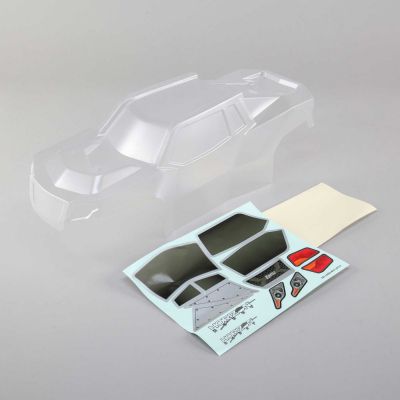 Body Set w/window mask, Clear: LST 3XL-E - HORIZON HOBBY - R�f�rence: LOS340000