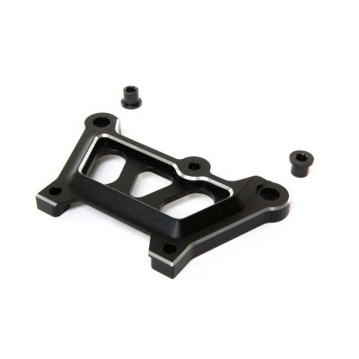 Front Top Plate, Black, Aluminum: DBXL-E - HORIZON HOBBY - R�f�rence: LOS351008