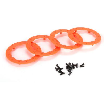 22SCT - Anneau Beadlock Orange avec vis (4) - HORIZON HOBBY - R�f�rence: LOS43009