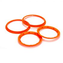 5T - Anneaux beadlock inter et exter, orange (2) - HORIZON HOBBY - Référence: LOS45007