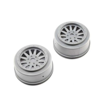 Wheels, Silver (2): Super Baja Rey - HORIZON HOBBY - R�f�rence: LOS45020