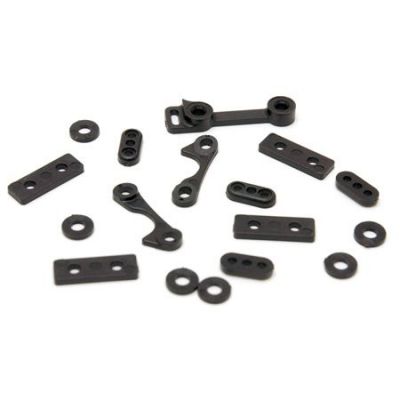 Chassis entretoise/bouchon Set: 8B 2.0 - HORIZON HOBBY - R�f�rence: LOSA4453