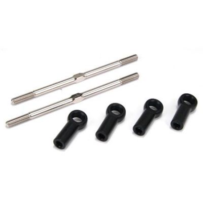 Biellettes, 5 x 107mm avec Rotules - HORIZON HOBBY - R�f�rence: LOSA6546