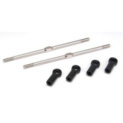 Biellettes 4mm x 114mm avec Rotules - HORIZON HOBBY - R�f�rence: LOSA6547