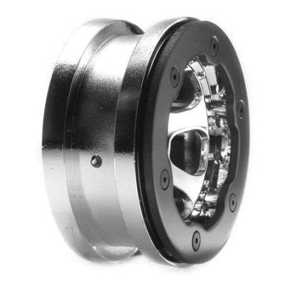 2.2 roues, Chrome avec anneaux: CCR - HORIZON HOBBY - R�f�rence: LOSA7020
