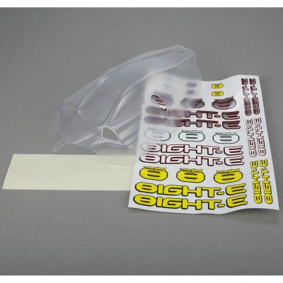 8IGHT-E  carrosserie, Transparente avec stickers &  masques - HORIZON HOBBY - R�f�rence: LOSA8097