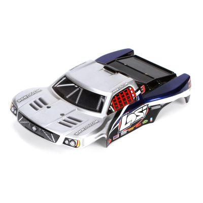 Micro 4WD SCT 1/24 -Carrosserie peinte argent et bleu - HORIZON HOBBY - R�f�rence: LOSB1792