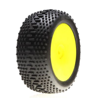 Mini 8IGHT -pneus arriere king pin mont�s sur jantes - HORIZON HOBBY - R�f�rence: LOSB1890