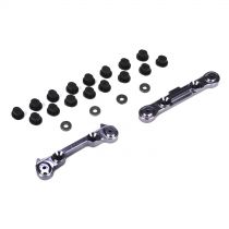 Mini 8IGHT -Set de fixations d'axes de suspension arrière en aluminium - HORIZON HOBBY - Référence: LOSB1899