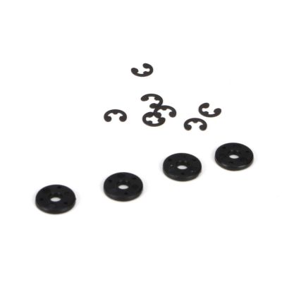 Mini 8IGHT -Set de pistons d'amortisseurs - HORIZON HOBBY - R�f�rence: LOSB1913