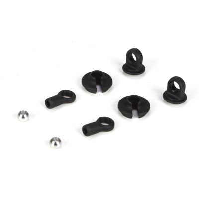 Mini 8IGHT -Set de bouchons,chapes et coupelles d'amortisseurs - HORIZON HOBBY - R�f�rence: LOSB1916