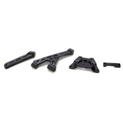 Ten-T -Renforts de chassis et entretoises (3) - HORIZON HOBBY - R�f�rence: LOSB2278