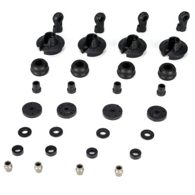 5ive-T -Pi�ces plastique et rotules d'amortisseurs (4) - HORIZON HOBBY - R�f�rence: LOSB2855