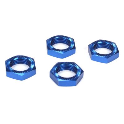 5ive-T -Ecrou de roues anodis�s bleu (4) - HORIZON HOBBY - R�f�rence: LOSB3227