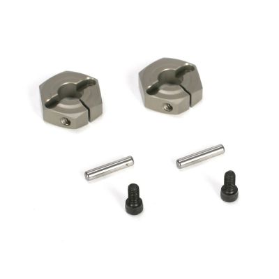 TEN-SCTE -Hexagones de roues en aluminium (2) - HORIZON HOBBY - R�f�rence: LOSB3493