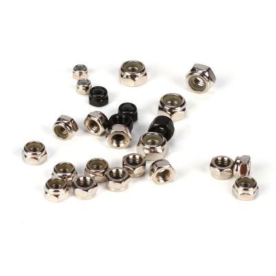 5ive-T -Assortiment d'�crous auto-frein�s M3,M4,M5 et M6 (24) - HORIZON HOBBY - R�f�rence: LOSB6590