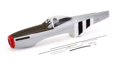 Fuselage with Canopy: Ultra-Micro P-51D w/AS3X - HORIZON HOBBY - R�f�rence: PKZU2467