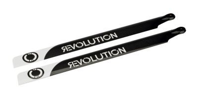 Pales principales 3D Flybarless en carbone long. 430mm - HORIZON HOBBY - R�f�rence: RVOB043050