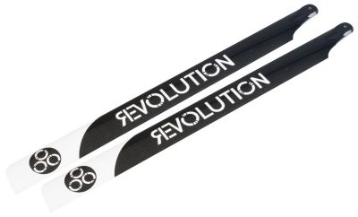 Pales principales 3D Flybarless en carbone long. 520mm - HORIZON HOBBY - R�f�rence: RVOB052050