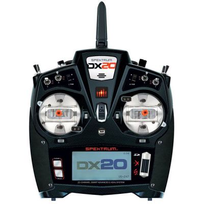 �metteur 20 voies DX20 avec AR9020 Mode 2 s�lectionnable 1-4 - HORIZON HOBBY - R�f�rence: SPM20000EU